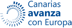 Logo de Canarias avanza con Europa